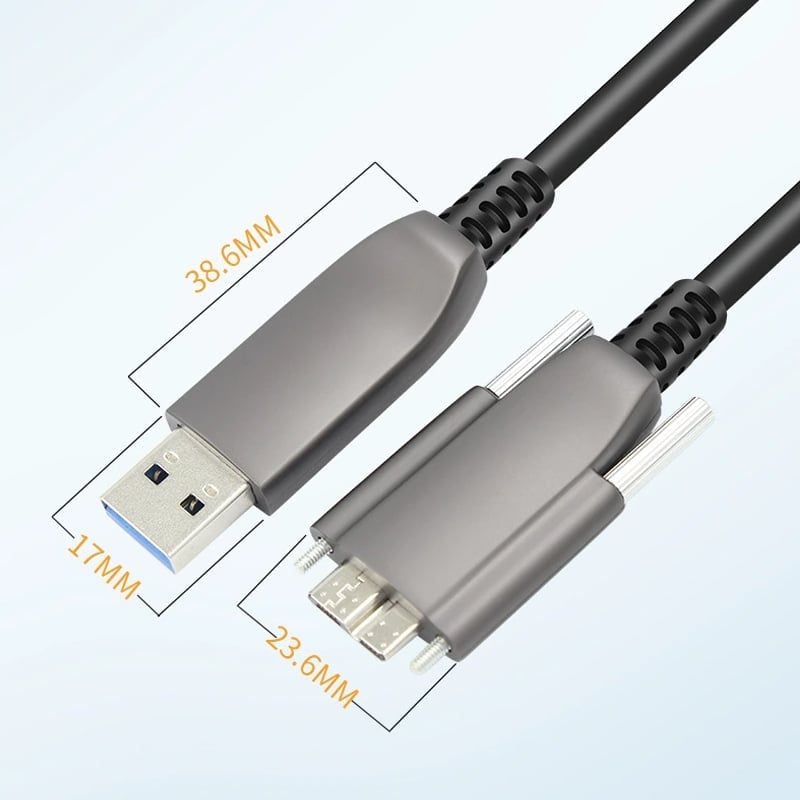 Dây cáp Micro USB 3.1 Sợi quang dùng cho Camera công nghiệp dài 8m, 10M, 15m, 20m, 25m, 30m - Phụ Kiện Điện Tử Việt Nam