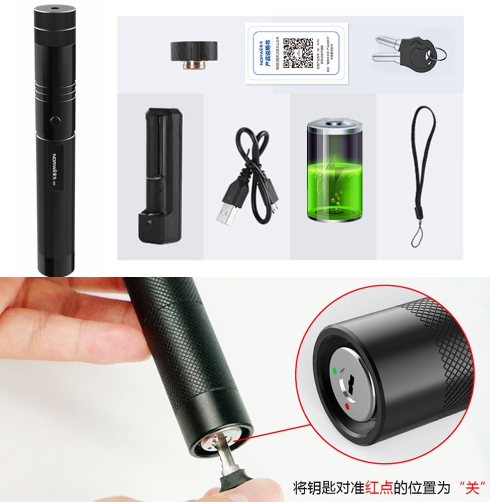 Đèn chỉ Laser màu xanh siêu sáng dùng cho tivi màn hình led Norwii N301 - Phụ Kiện Điện Tử Việt Nam