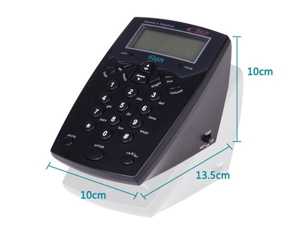 Điện thoại bàn+Tai nghe dùng cho nhân viên CSKH HION VF560 - Phụ Kiện Điện Tử Việt Nam