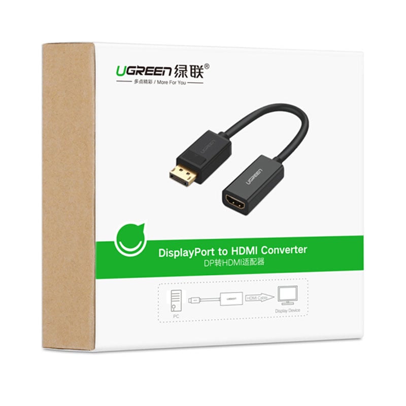 displayport to hdmi adapter 20cm ugreen 30462