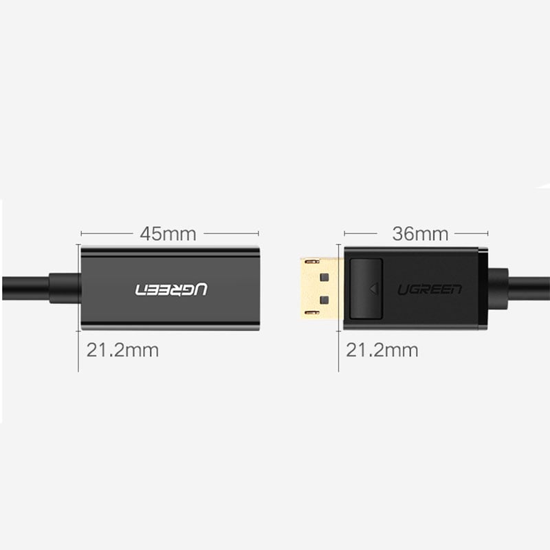 displayport to hdmi adapter 20cm ugreen 30462