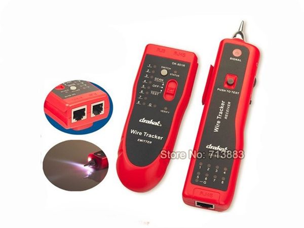 Bộ thiết bị đo dò Cáp mạng RJ45 RJ11 Drakat DT-806R - Phụ Kiện Điện Tử Việt Nam