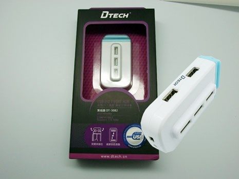 HUB chia cổng USB 2.0 7 port có cấp nguồn ngoài DTECH DT-3082 (hàng thanh lý) - Phụ Kiện Điện Tử Việt Nam