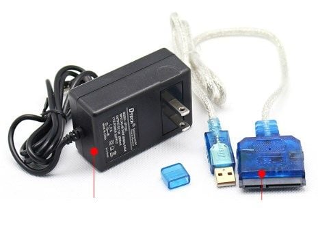 USB sang Sata Dtech DT-5025 dùng cho ổ cứng 2.5 có cổng hỗ trợ nguồn cho HDD 3.5 - Phụ Kiện Điện Tử Việt Nam