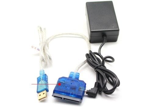 USB sang Sata Dtech DT-5025 dùng cho ổ cứng 2.5 có cổng hỗ trợ nguồn cho HDD 3.5 - Phụ Kiện Điện Tử Việt Nam