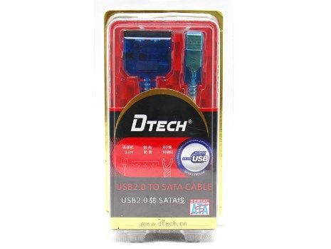 USB sang Sata Dtech DT-5025 dùng cho ổ cứng 2.5 có cổng hỗ trợ nguồn cho HDD 3.5 - Phụ Kiện Điện Tử Việt Nam