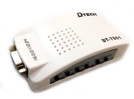 Bộ chuyển đổi VGA sang S-video và AV Dtech DT-7001 - Phụ Kiện Điện Tử Việt Nam