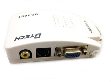 Bộ chuyển đổi VGA sang S-video và AV Dtech DT-7001 - Phụ Kiện Điện Tử Việt Nam