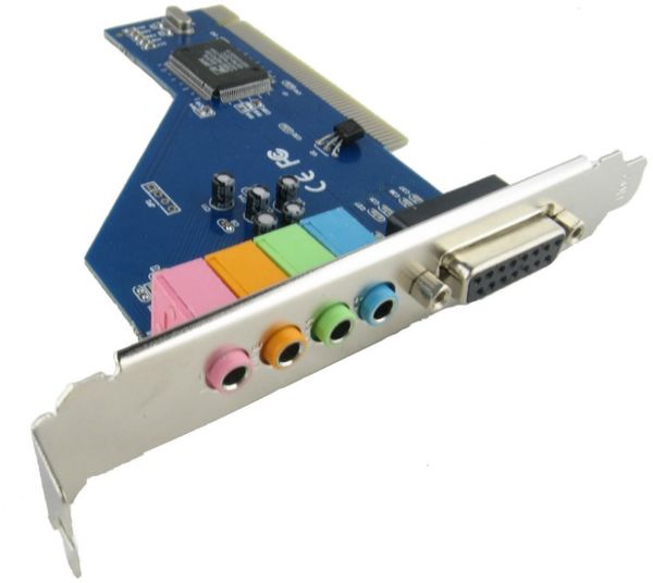 Cạc sound 4.1 lắp máy tính để bàn cắm khe PCI chính hãng DTECH - Phụ Kiện Điện Tử Việt Nam