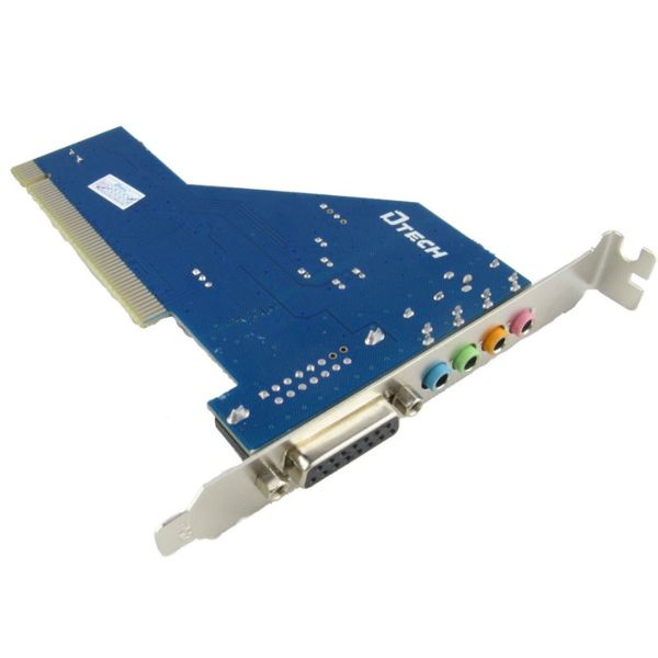 Cạc sound 4.1 lắp máy tính để bàn cắm khe PCI chính hãng DTECH - Phụ Kiện Điện Tử Việt Nam