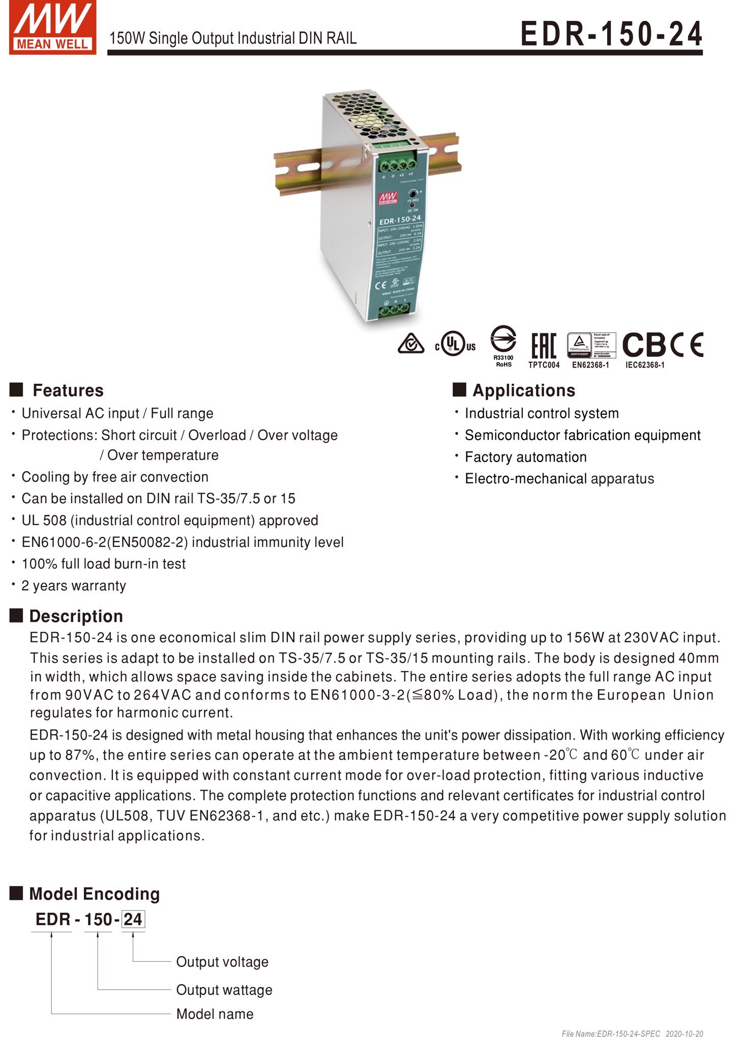 nguon edr-150-24