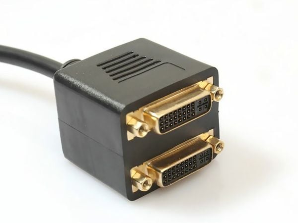 Cáp chia DVI-I Male to 2 x DVI-I Female, Cáp DVI phụ kiện điện tử - Phụ Kiện Điện Tử Việt Nam