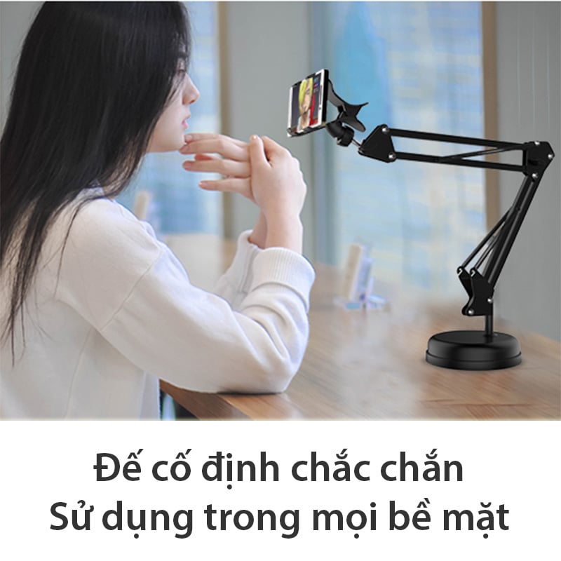 gia kep dien thoai may tinh bang de ban và kep canh ban