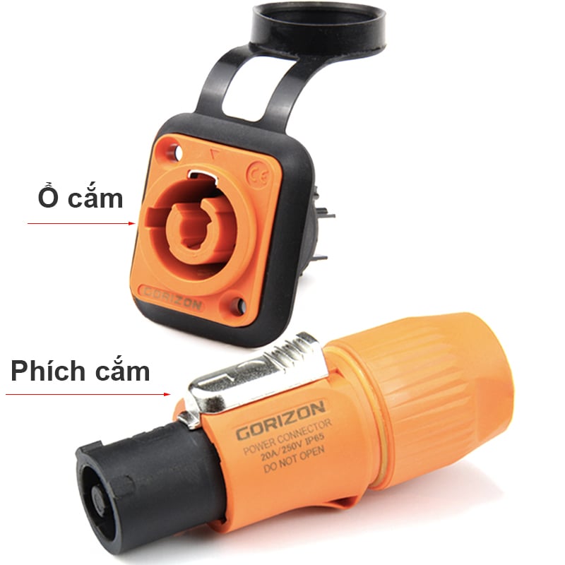 phich cam dien ngoai troi 3pin av ip65