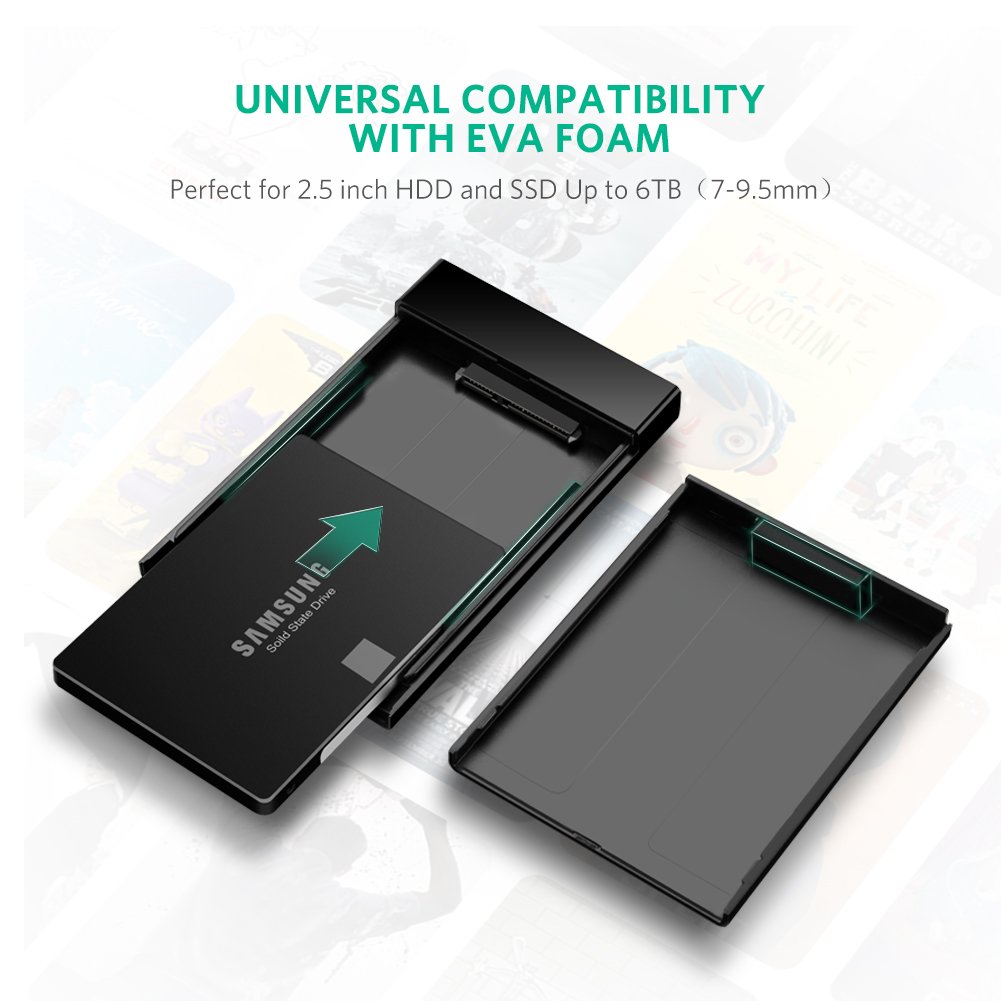 hdd box sata 2.5 inches usb 3.0 ugreen 30848