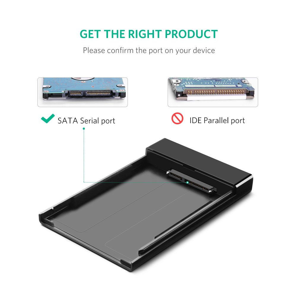 hdd box sata 2.5 inches usb 3.0 ugreen 30848