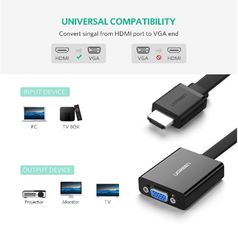 hdmi ra vga ugreen 40248