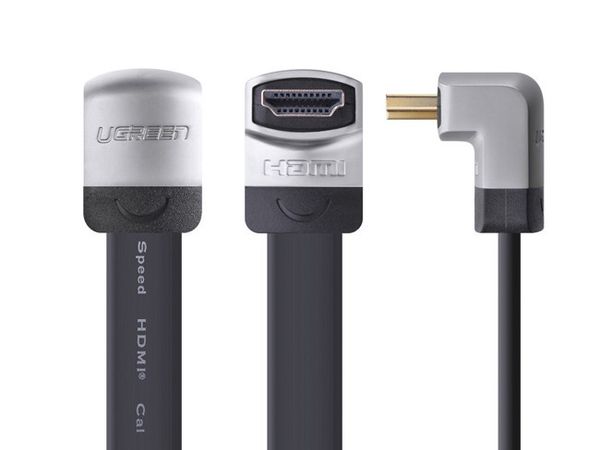 Cáp HDMI Ugreen đầu bẻ góc 90 độ (bẻ xuống) 1M 1.5M 2M 3M hỗ trợ 4K 30Hz - Phụ Kiện Điện Tử Việt Nam
