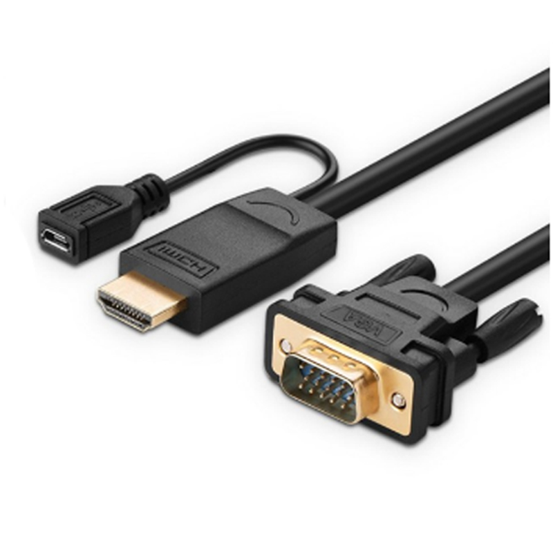 cap chuyen hdmi ra vga ugreen dài 1,5 mét - 3 mét