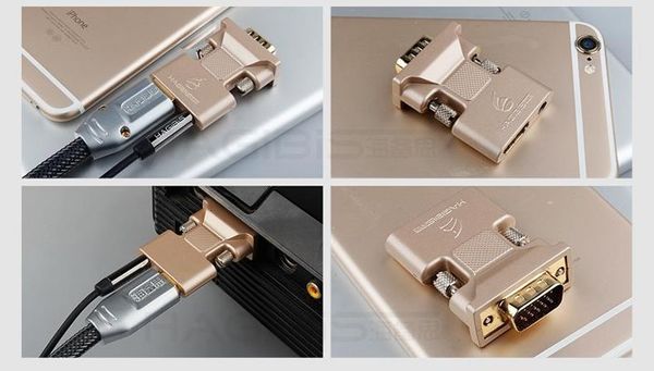HDMI to VGA Hagibis Đầu chuyển đổi HDMI sang VGA audio - Phụ Kiện Điện Tử Việt Nam