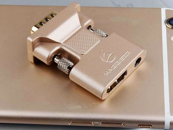 HDMI to VGA Hagibis Đầu chuyển đổi HDMI sang VGA audio - Phụ Kiện Điện Tử Việt Nam