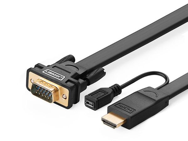HDMI to VGA 2M full HD 1080P Ugreen 40231 - Dây cáp HDMI sang VGA - Phụ Kiện Điện Tử Việt Nam