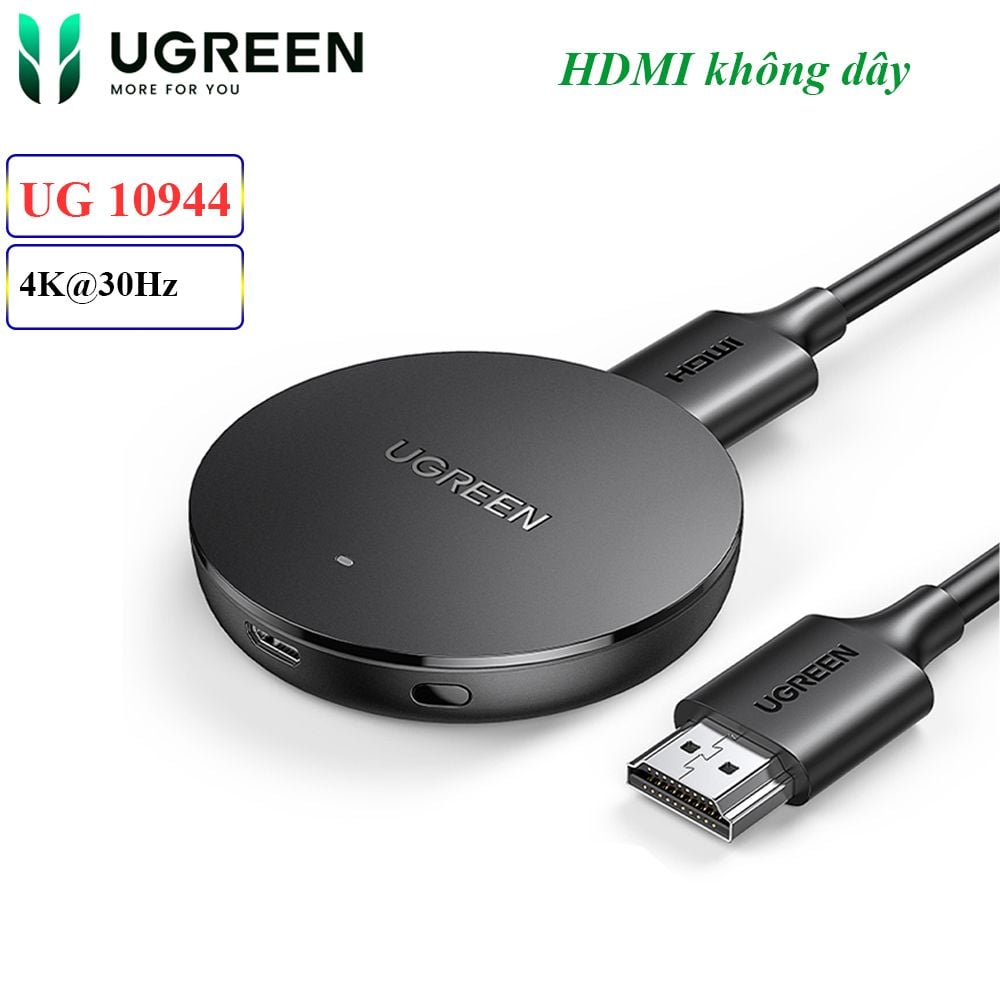Bộ nhận HDMI không dây băng tần kép 4K@30Hz Ugreen CM242 10944 - Phụ Kiện Điện Tử Việt Nam