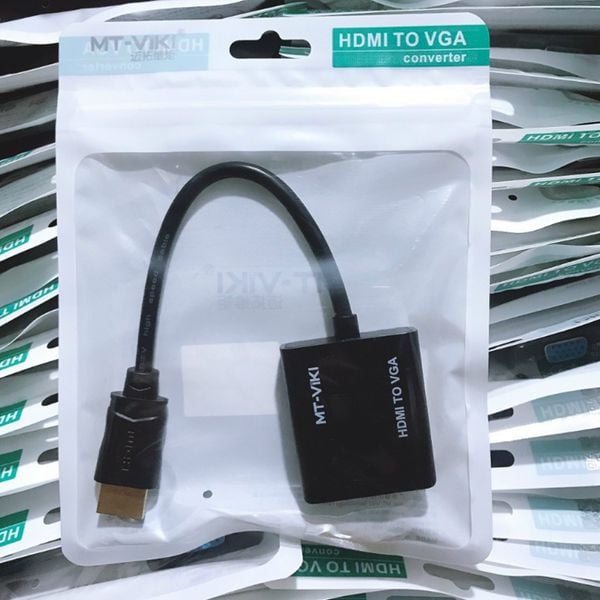 Cáp Chuyển HDMI to VGA MT-ViKi Hỗ Trợ Độ Phân Giải Full HD 1080P MT-M02 - Phụ Kiện Điện Tử Việt Nam