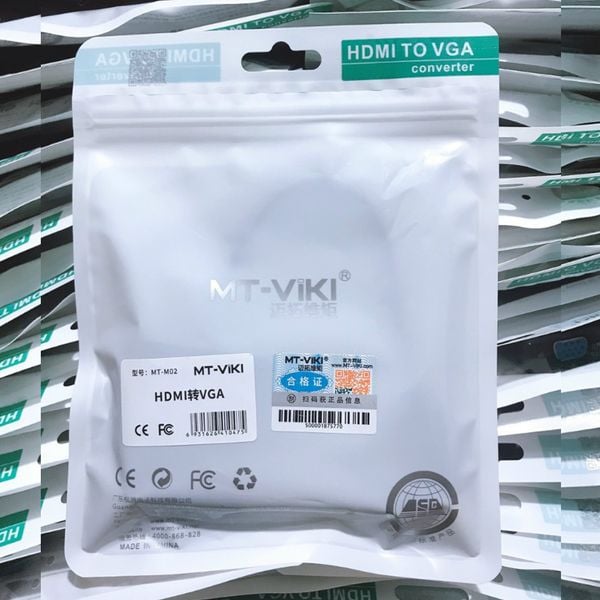 Cáp Chuyển HDMI to VGA MT-ViKi Hỗ Trợ Độ Phân Giải Full HD 1080P MT-M02 - Phụ Kiện Điện Tử Việt Nam