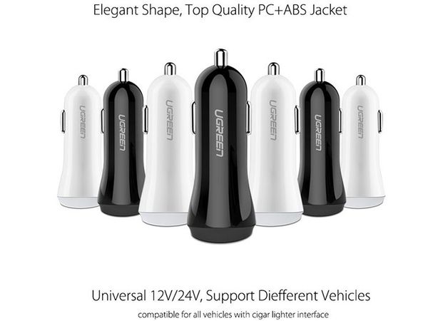 Sạc trên ô tô 2 cổng USB công suất 17W Ugreen 20392 20393 - Phụ Kiện Điện Tử Việt Nam