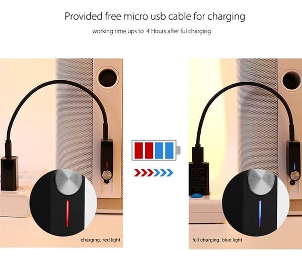 Đầu nhận Bluetooth 4.1 cho Loa Xe hơi có micro đàm thoại Ugreen 30348 - Phụ Kiện Điện Tử Việt Nam