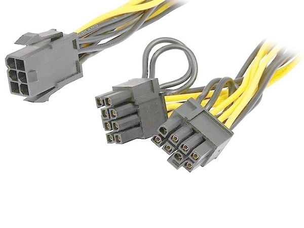 Cáp nguồn 6pin sang 2x8pin (2+6) - Phụ Kiện Điện Tử Việt Nam