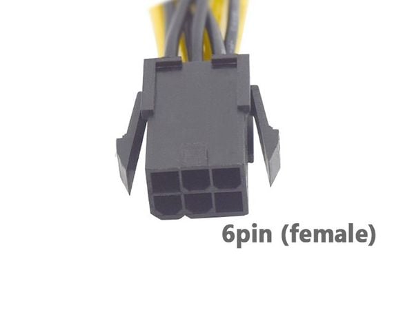 Cáp nguồn 6pin sang 2x8pin (2+6) - Phụ Kiện Điện Tử Việt Nam