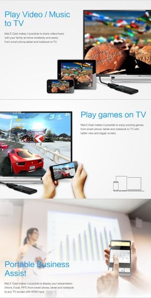 HDMI không dây Ezcast Mele S3 chính hãng - Phụ Kiện Điện Tử Việt Nam