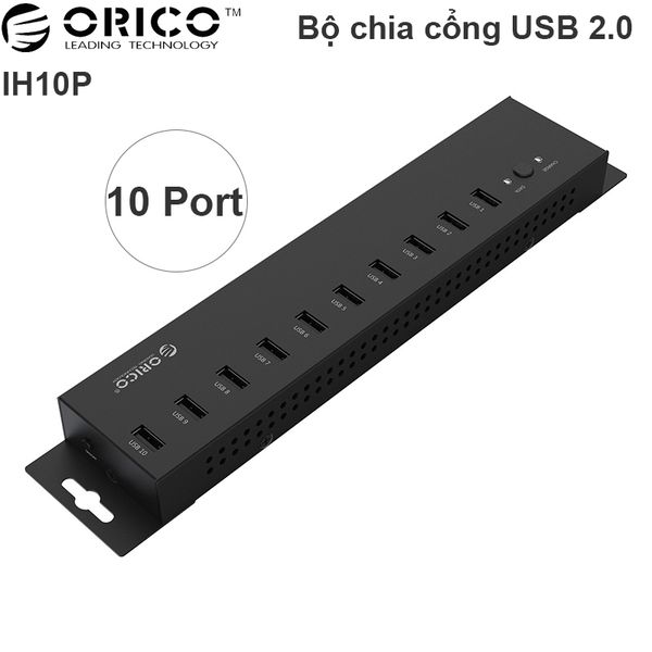 bo chia usb 2.0 cong nghiep 10 cong orico