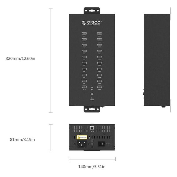 usb hub 20 cong