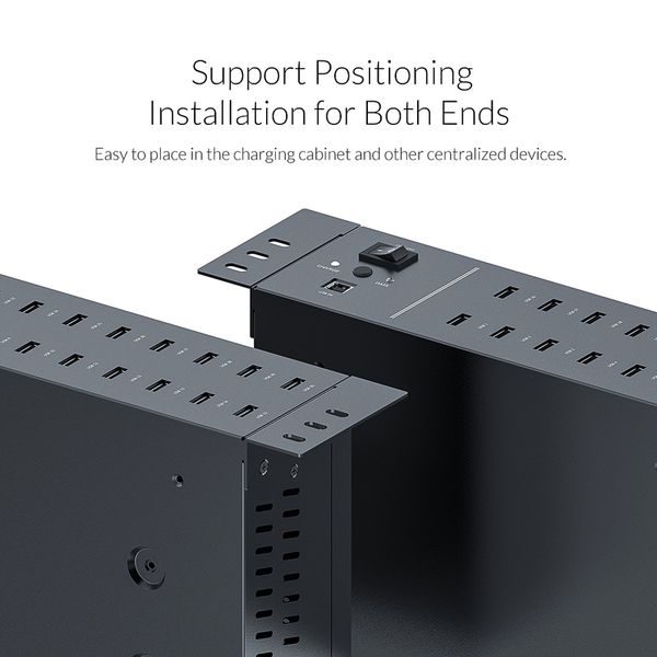 Bộ chia USB 2.0 công nghiệp 20 cổng vỏ kim loại cấp nguồn ngoài Orico IH30U - Phụ Kiện Điện Tử Việt Nam