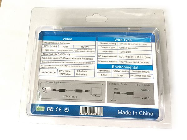 Video Balun HDCVI-AHD-HDTVI-CVBS 600m - Phụ Kiện Điện Tử Việt Nam