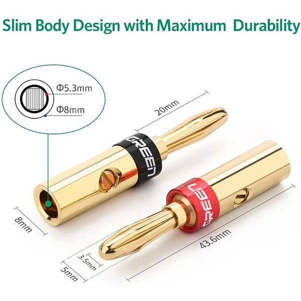 Jack bắp chuối Ugreen 30513