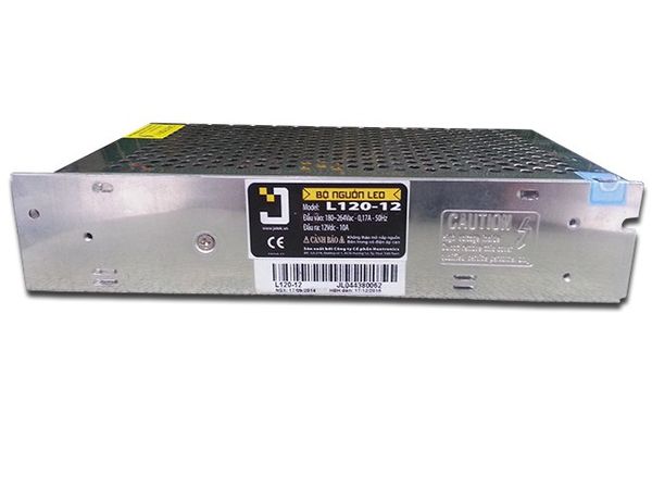 Bộ nguồn LED 12V - 10A JETEK chính hãng dùng cho camera, đèn LED... - Phụ Kiện Điện Tử Việt Nam