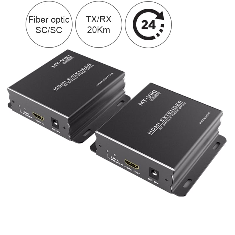 bo keo dai hdmi qua cap quang 20km mt-viki mt-ed020