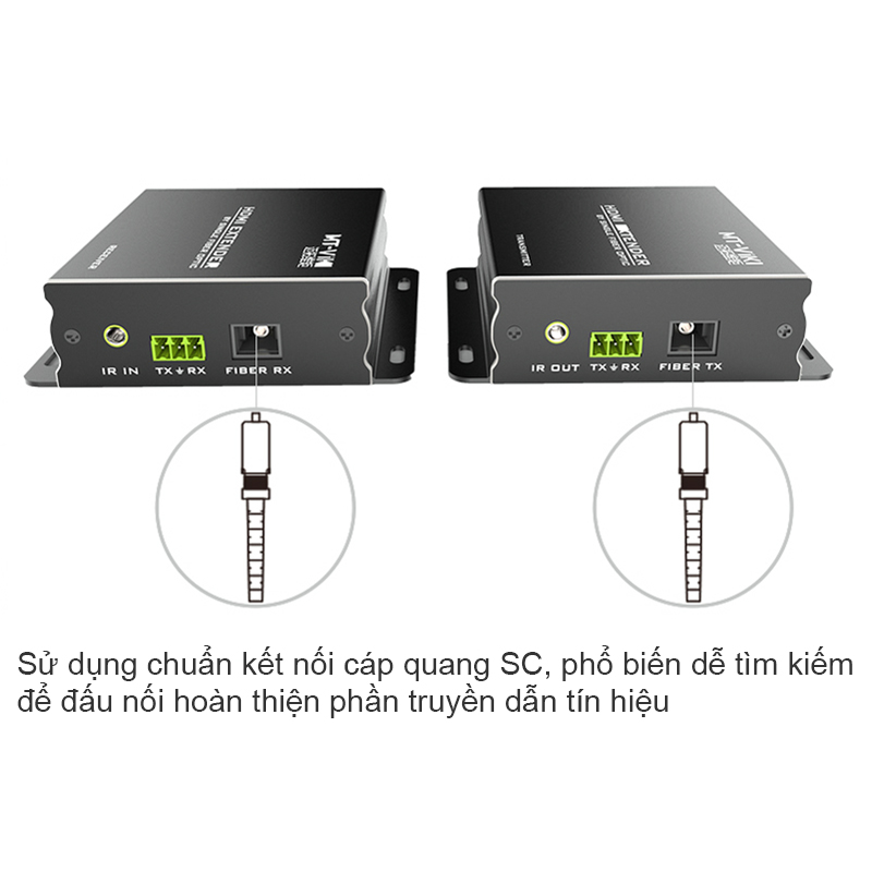 bo keo dai hdmi qua cap quang 20km mt-viki mt-ed020