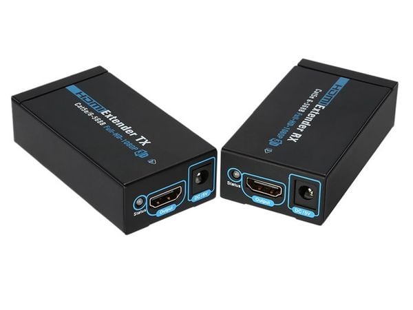 Bộ khuếch đại tín hiệu HDMI 50m. Nối dài cáp HDMI qua đường dây mạng, hỗ trợ full HD1080p - Phụ Kiện Điện Tử Việt Nam