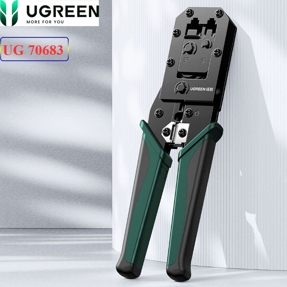 Kìm bấm đầu cáp mạng Cat5e Cat6 cáp điện thoại 6PIN 8PIN Ugreen 70683 NW136 - Phụ Kiện Điện Tử Việt Nam