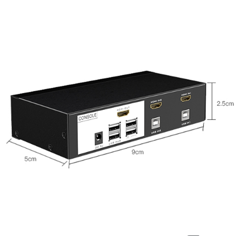 KVM Switch hdmi 2 in 1 mt-viki mt-0201hk