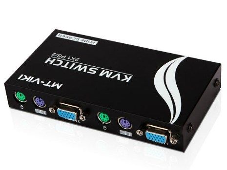 KVM Switch 2 port PS2 Chuyển mạch 2 CPU ra 1 màn hình MT-VIKI MT-2AT - Phụ Kiện Điện Tử Việt Nam