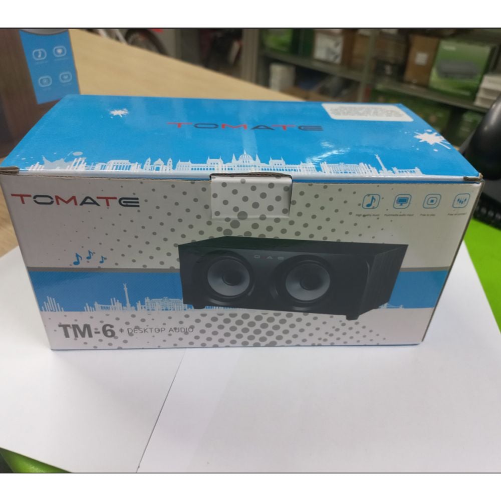 Loa vi tính, Loa máy tính 2.0 để bàn TOMATE TM-6 - Phụ Kiện Điện Tử Việt Nam