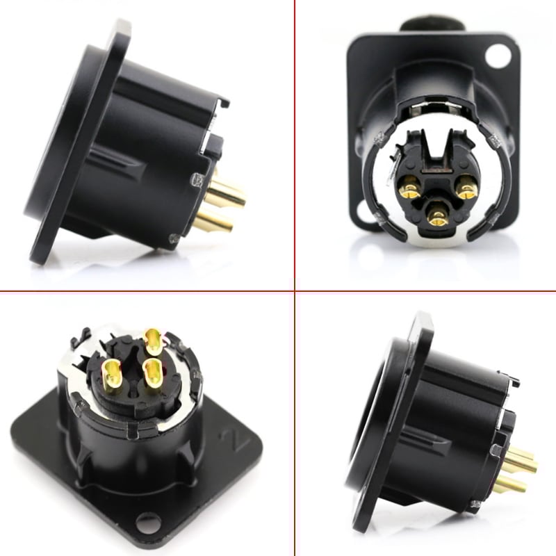 nhan cam XLR am tuong