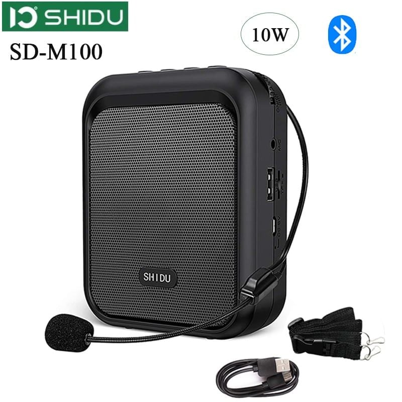 Máy trợ giảng có dây shidu SD-M100 công suất 10W có bluetooth