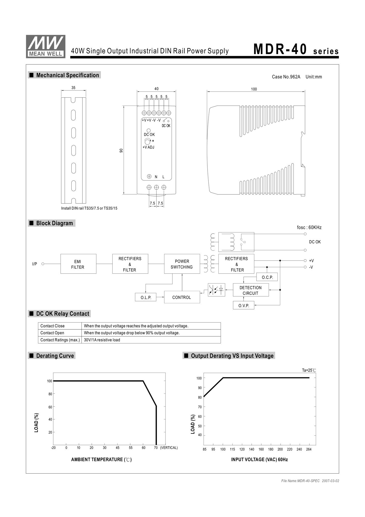 mdr-40 series
